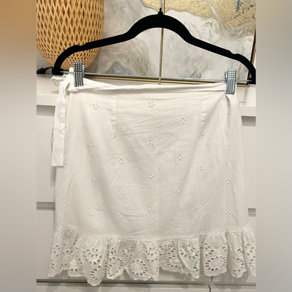 white skirt